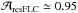 \hbox{$\Ab_\mathrm{resFLC} \simeq 0.95$}