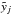 \hbox{$\tilde{y}_j$}