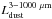 Mathematical equation: \hbox{$L_{\rm dust}^{\rm 3{-}1000~\mu m}$}
