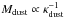 Mathematical equation: \hbox{$M_{\rm dust}\propto \kappa_{\rm dust}^{-1}$}