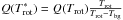 \hbox{$Q(T^{*}_{\rm rot})=Q(T_{\rm rot})\frac{T_{\rm rot}}{T_{\rm rot}-T_{\rm bg}}$}