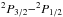 \hbox{$^2P_{3/2}{-}^2P_{1/2}$}