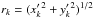 \hbox{$r_k = ({x'_k}^2 + {y'_k}^2)^{1/2}$}