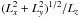 \hbox{$(L_x^2 + L_y^2)^{1/2}/L_z$}