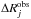 \hbox{$\Delta R_j^{\rm obs}$}