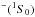 \hbox{$^-(^1S_0)$}