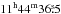 \hbox{$\rm 11^{h}44^{m}36\fs5$}