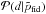 \hbox{$\mathcal{P}(d|\tilde{p}_\mathrm{fid})$}