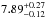 \hbox{$7.89^{+0.27}_{-0.12}$}