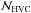 \hbox{${\cal N_{\rm HVC}}$}