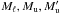 \hbox{$M_{\ell },M_{\rm u},M_{\rm u}^{\prime }$}
