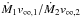 \hbox{$\dot M_1 v_{\infty,1}/\dot M_2 v_{\infty,2}$}