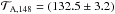 \hbox{$\mathcal{T}_{\rm A,148} = (132.5\pm3.2)$}