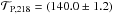 \hbox{$\mathcal{T}_{\rm P,147} = (145.7\pm1.1)$}