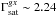 \hbox{$\Gamma_{\rm sat}^{gx}\sim 2.24$}
