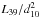 \hbox{$L_{39}/d^2_{10}$}