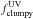 \hbox{$f_{\rm clumpy}^{\rm UV}$}