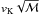\hbox{$v_\mathrm{K}\sqrt{\cal M}$}