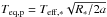 \hbox{$T_{\rm eq, p}=T_{\rm eff, *} \sqrt{R_{*}/2a}$}