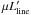 \hbox{$\mu L^{\prime}_\mathrm{line}$}
