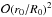 \hbox{$\mathcal{O}(r_0/R_0)^2$}