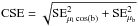 \hbox{$\rm{CSE}=\sqrt{\rm{SE}^2_{\mu_{l}\cos(b)}+\rm{SE}^2_{\mu_{\rm b}}}$}