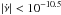 \hbox{$|\dot{\nu}| < 10^{-10.5}$}