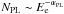 \hbox{$N_{\rm PL}\sim E_{\rm e}^{-\alpha_{\rm PL}}$}