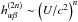 \hbox{$h_{\alpha\beta}^{(2n)}\sim\left(U/c^2\right)^{n}$}