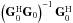 \hbox{$ \left({\GG_0^{\text H}\GG_0}\right)^{-1} \GG_0^{\text{H}} $}