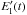 \hbox{$E'_{\mathrm{l}}(t)$}