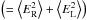 \hbox{$\left(= \left< E^{2}_{\mathrm{R}} \right> + \left< E^{2}_{\mathrm{L}} \right>\right)$}