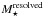 \hbox{$M_{\star}^{\mathrm{resolved}}$}