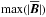 \hbox{$\max(|\meanBB|)$}