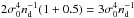 \hbox{$2\sigma_0^4 n_{\rm d}^{-1} (1+0.5) = 3\sigma_0^4 n_{\rm d}^{-1}$}