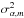 \hbox{$\sigma_{\alpha, m}^2$}