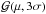 \hbox{$\mathcal{G}(\mu,3\sigma)$}