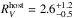 \hbox{$R_V^{\rm host} = 2.6^{+1.2}_{-0.5}$}