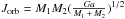 \hbox{$J_{\rm orb}=M_{1}M_{2}(\frac{Ga}{M_{1}\,+\,M_{2}})^{1/2}$}