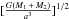 \hbox{$[\frac{G(M_{1}\,+\,M_{2})}{a^{3}}]^{1/2}$}