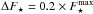 \hbox{${ \Delta F_{\star} = 0.2 \times F_{\star}^{\rm max} }$}