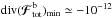 \hbox{${ \text{div} (\bm{\mathcal{F}}_{\rm tot}^{\rb})_{\rm min} \simeq - 10^{-12} }$}