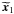 \hbox{$\widetilde{\bm{x}}_{1}$}