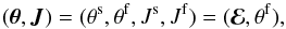 \begin{equation} (\bm{\theta} , \bm{J}) = (\theta^{\rs} , \theta^{\rf} , J^{\rs} , J^{\rf}) = (\bR , \theta^{\rf}) , \label{AA_disc} \end{equation}