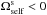 \hbox{${ \Omega_{\rm self}^{\rs} < 0 }$}