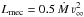 \hbox{$L_{\mathrm{mec}}=0.5\,\dot{M}\,\varv_\infty^{2}$}