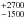 \hbox{$^{+2700}_{-1500}$}