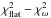 \hbox{$\chi_{\rm flat}^2 - \chi_{\omega}^2$}