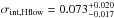 \hbox{$\sigma_{\rm int, Hflow} = 0.073_{-0.017}^{+0.020}$}