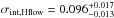 \hbox{$\sigma_{\rm int, Hflow} = 0.096_{-0.013}^{+0.017}$}